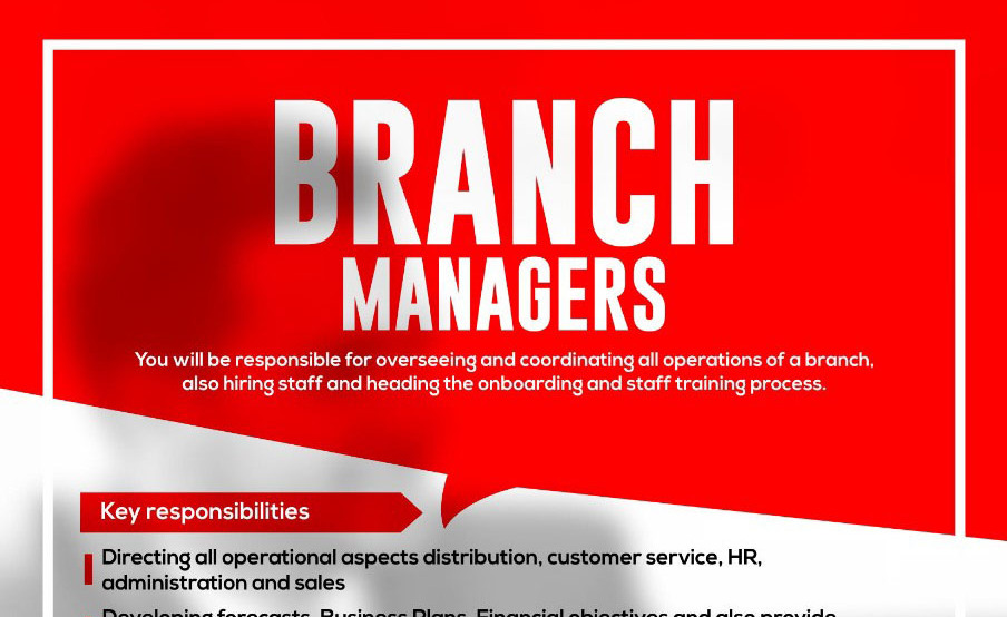 Branch Manager Jobs