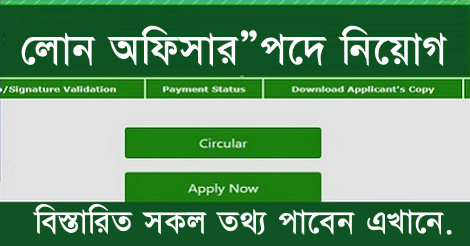 loan officer Job Circular