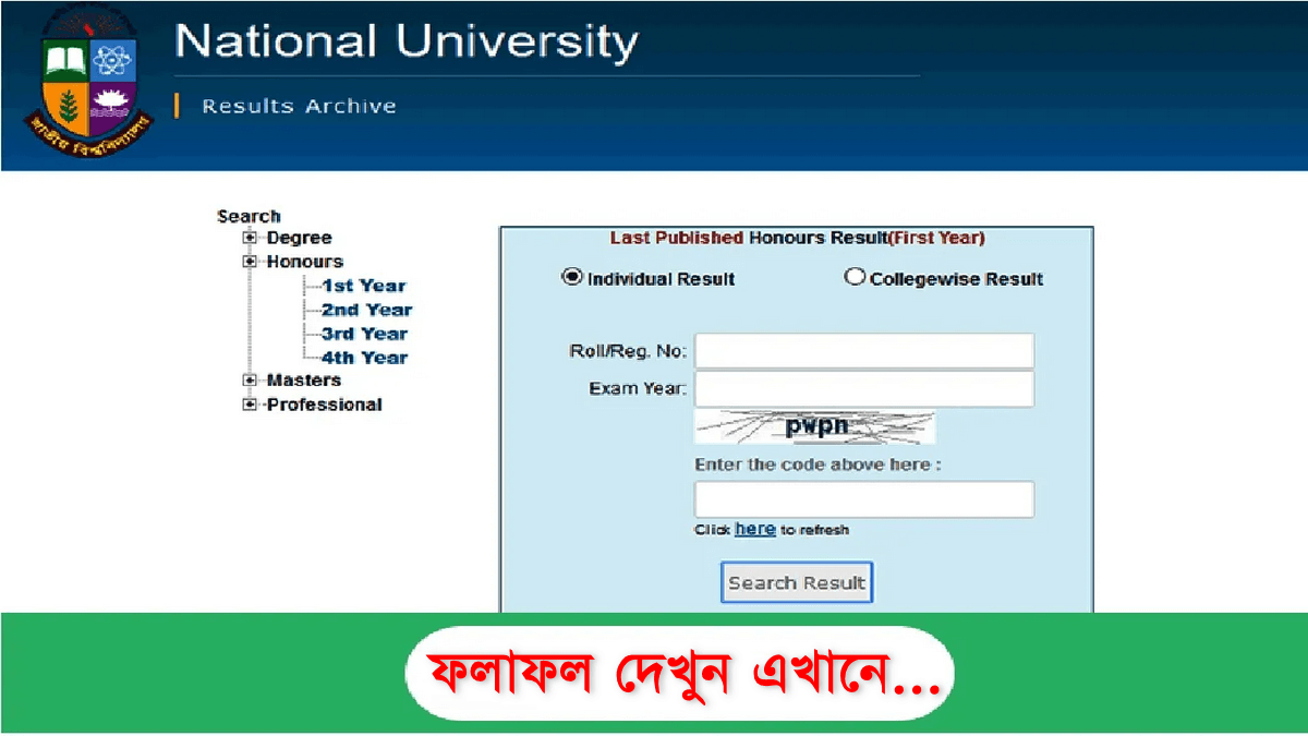 NU 3rd Year Result
