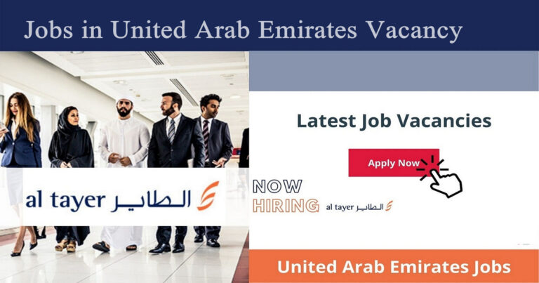 Jobs in United Arab Emirates vacancy 2023