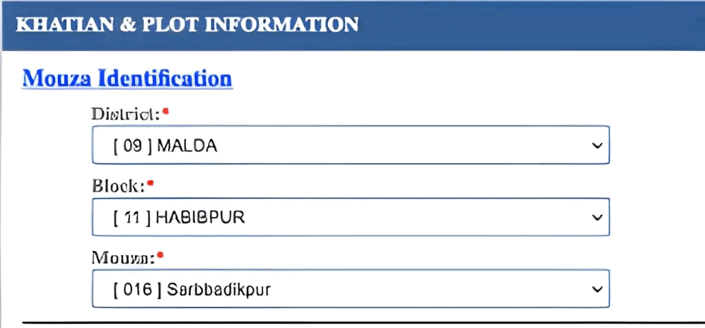 Check Land Information with NID Online