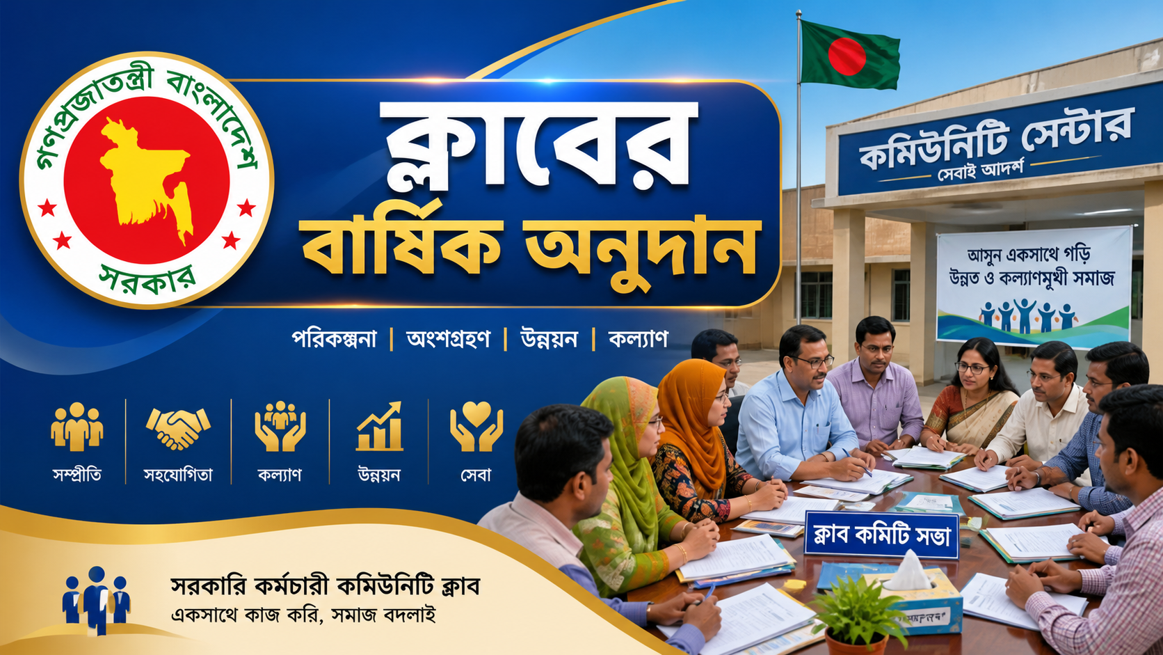 ক্লাবের বার্ষিক অনুদান