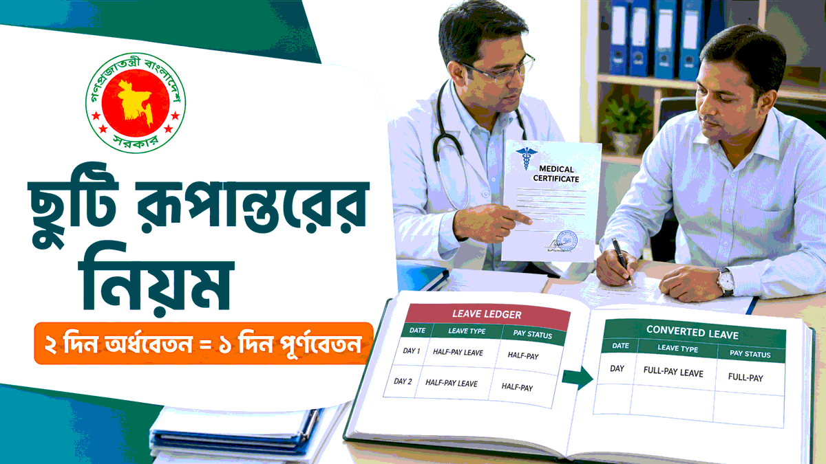 ছুটি রূপান্তরের নিয়ম