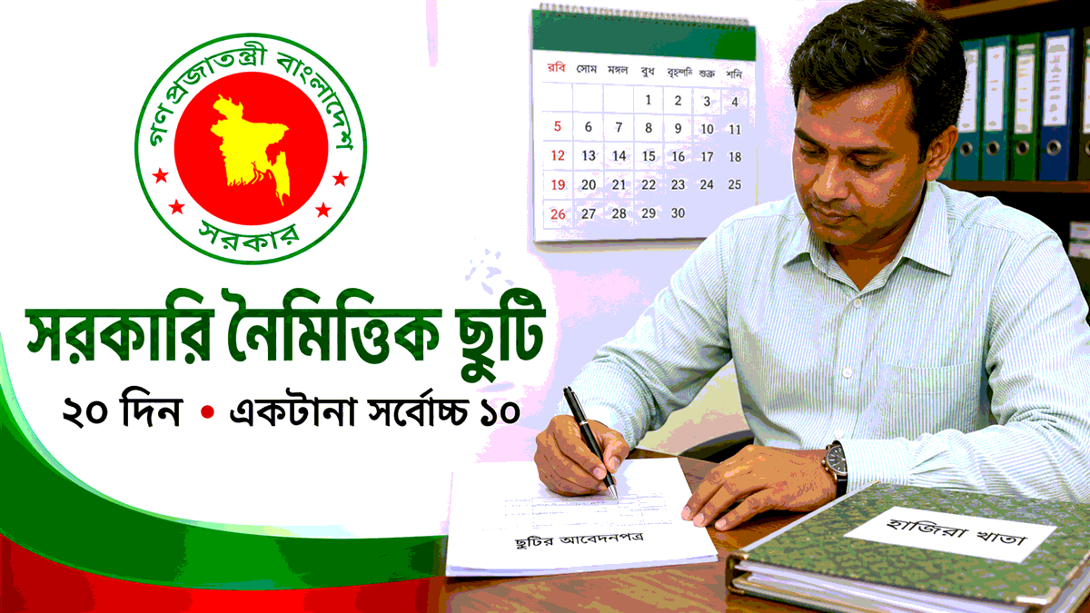 সরকারি নৈমিত্তিক ছুটি