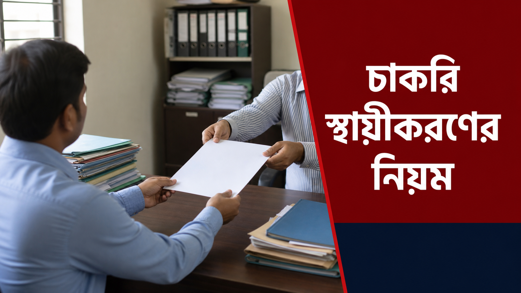 চাকরি স্থায়ীকরণের নিয়ম