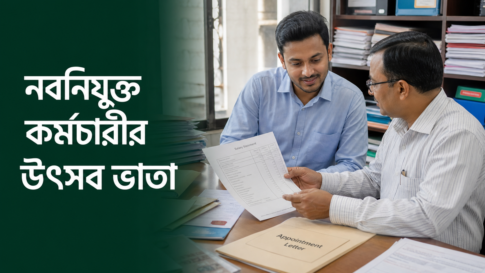 নবনিযুক্ত কর্মচারীর উৎসব ভাতা