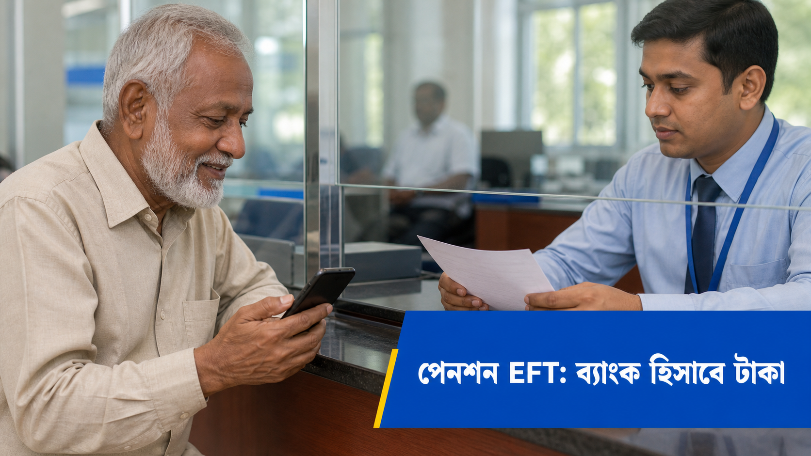 পেনশন EFT ব্যাংক হিসাব