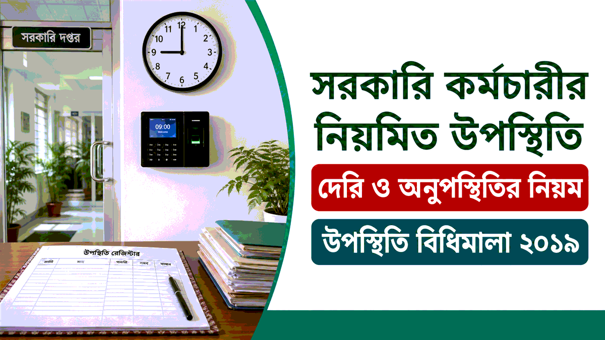 সরকারি কর্মচারীর নিয়মিত উপস্থিতি