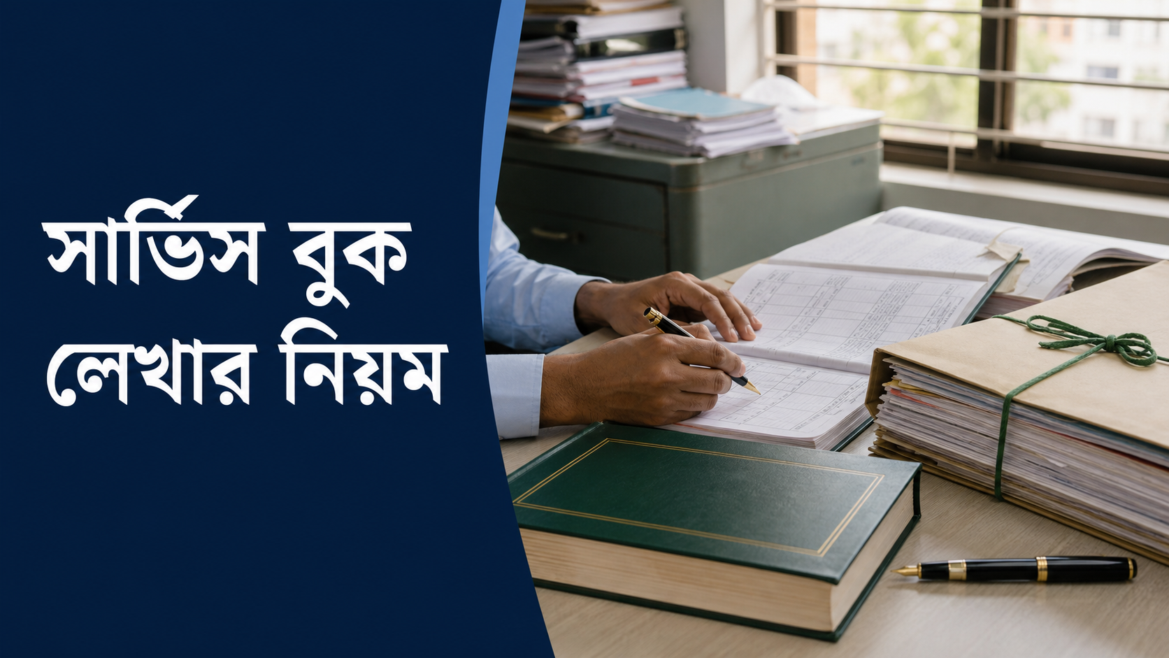 সার্ভিস বুক লেখার নিয়ম