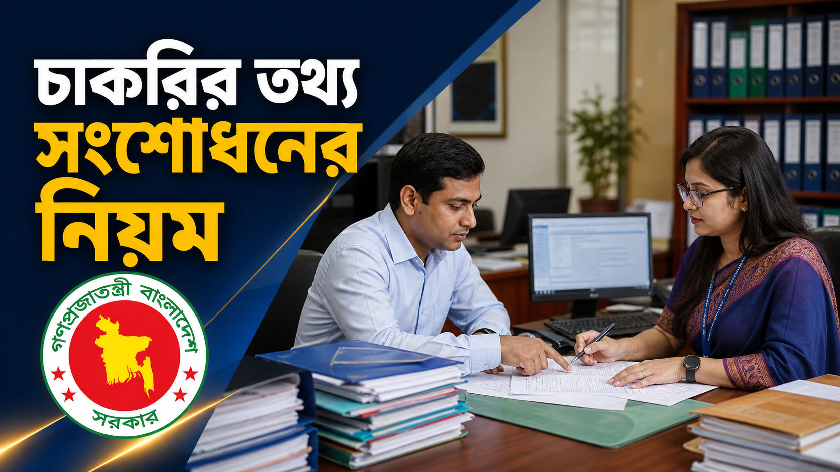 সরকারি চাকরির তথ্য সংশোধনের নিয়ম