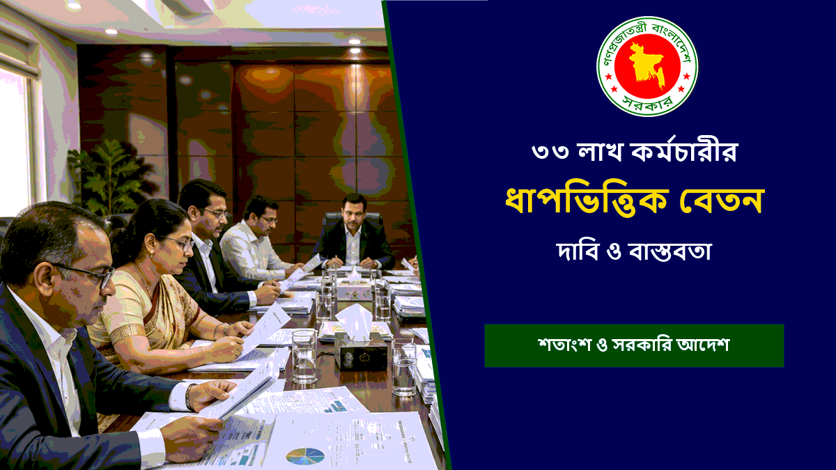 ধাপভিত্তিক বেতন বৃদ্ধি